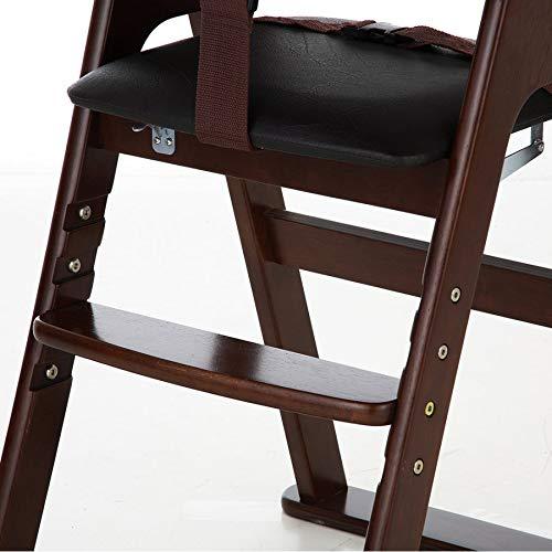 カトージ 木製ワイドハイチェア ステップ切り替え アジャスター付き