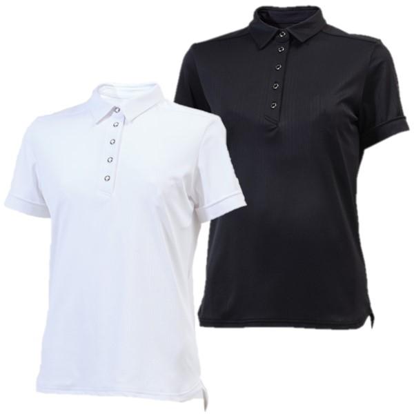 本間ゴルフ公式ストア アパレル 針抜きストライプ半袖シャツ レディース 本間ゴルフオフィシャルショッピング店の ウェア アパレル ホンマゴルフ Wear Golf Ladys Honma 136 Ladys 本間ゴルフオフィシャルショッピング店