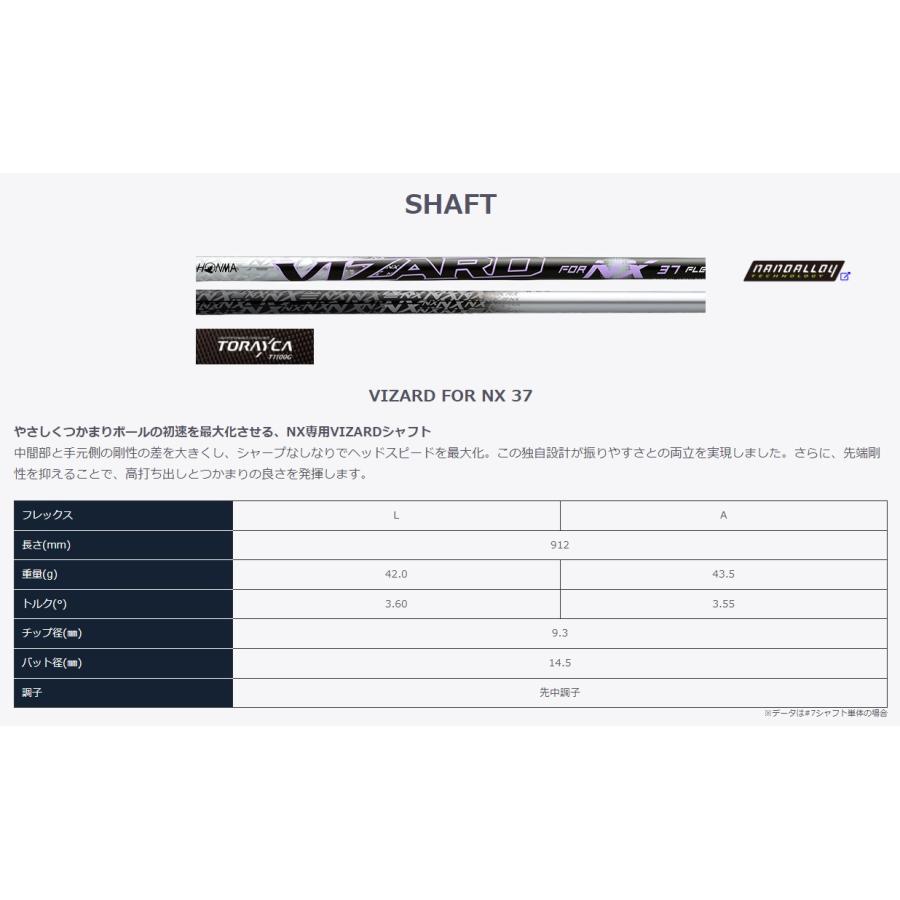 BERES 本間ゴルフ レディース アイアン セット 5本組 NX #7〜10 +SW 次