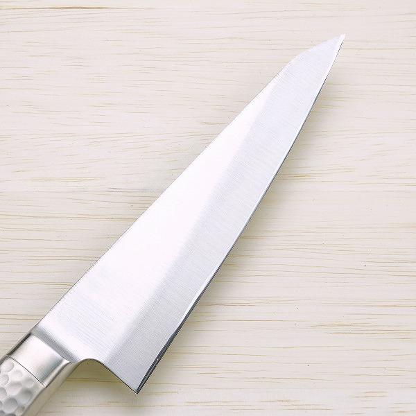 光月作 骨スキ包丁 両刃 150mm ステンレス一体型 モリブデンバナジウム