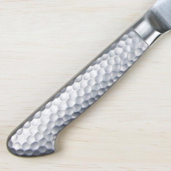 光月作 骨スキ包丁 両刃 150mm ステンレス一体型 モリブデンバナジウム