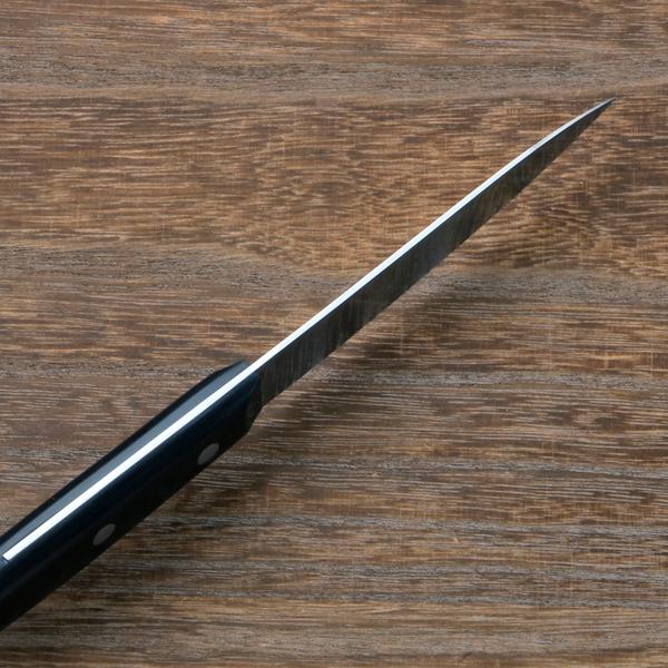 ミソノ 果物ナイフ 両刃 105mm モリブデンステンレス鋼 黒合板柄 木鞘付き |  | 02