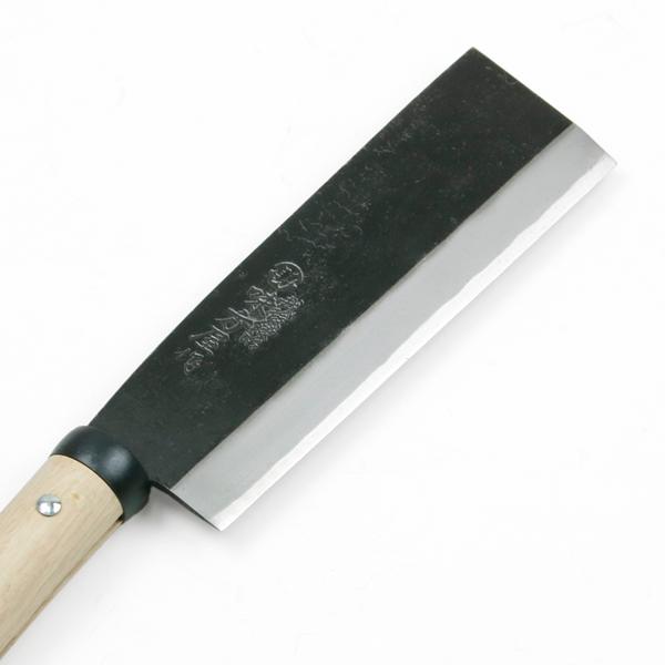 日野浦刃物工房 味方屋作 片刃 秋田型6.0 白樫柄 鞘付き |  | 03