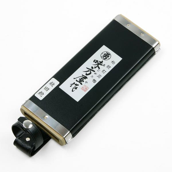 日野浦刃物工房 味方屋作 片刃 秋田型6.0 白樫柄 鞘付き |  | 04