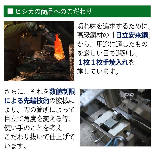 ヒシカ 替刃式 ミニ剪定鋸 替刃 150mm : ほんまもん ヤフーショップ