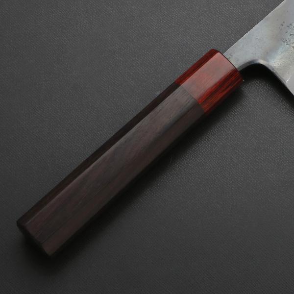 元兼 牛刀 240mm 両刃 青紙スーパー 割込み 黒打ち仕上げ 土佐打ち刃物