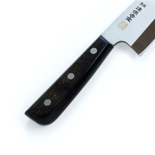 出刃包丁 片刃 150mm ステンレス 黒合板柄 日本製 : ほんまもん ヤフー