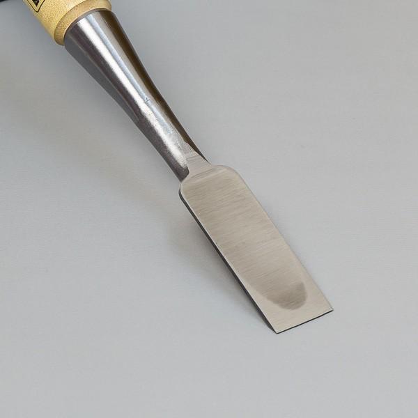 ねずみ 粉末ハイス 追入鑿 21mm グミ柄 播州三木 職人手造り 大工道具