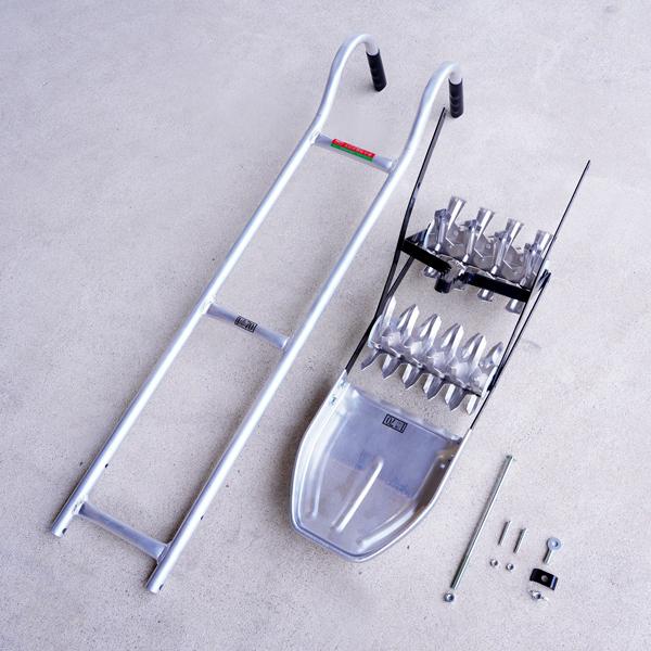 アルミ 水田中耕除草機 一条押し AS-60 田車 送料A AS