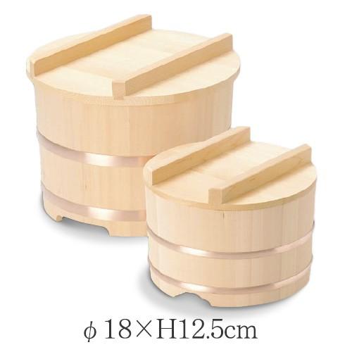 のせびつ 椹(さわら) 18cm<br>銅タガ 3合サイズ 日本製 メーカー直送 | 