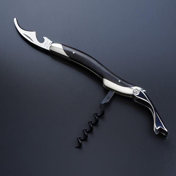 名入れ可能 ATHRO アスロ ソムリエナイフ 左利き用 黒檀