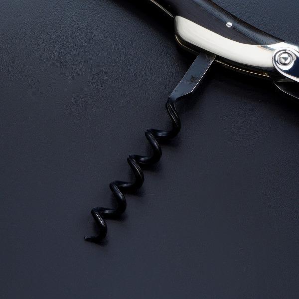 名入れ可能 ATHRO アスロ ソムリエナイフ 左利き用 黒檀