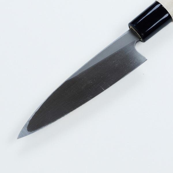 美貴久 万能包丁 片刃 120mm白紙2号 鋼付 槌目仕上げ 日本製 |  | 04