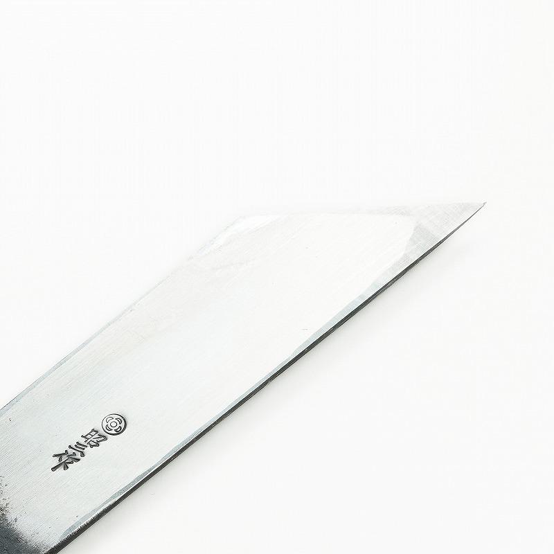 鰻裂き包丁 片刃 36mm 大阪型 青紙鋼 鋼付 日本製 |  | 04