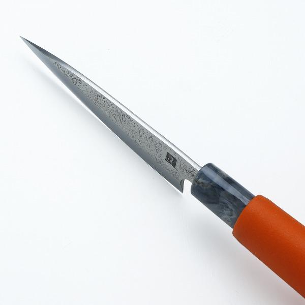 貝裂き包丁 片刃 120mm V金10号 ステンレス 槌目仕上げ PVC 貝裂き包丁 片刃 120mm V金10号 ステンレス 槌目仕上げ PVC