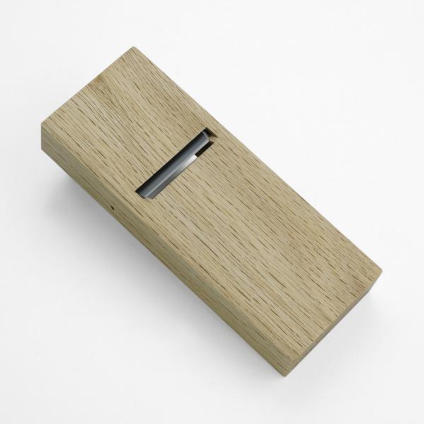 義峰 小鉋 48mm 青紙1号 極軟鉄 白樫5寸5分台 ヒナ型 裏出し不要 日本