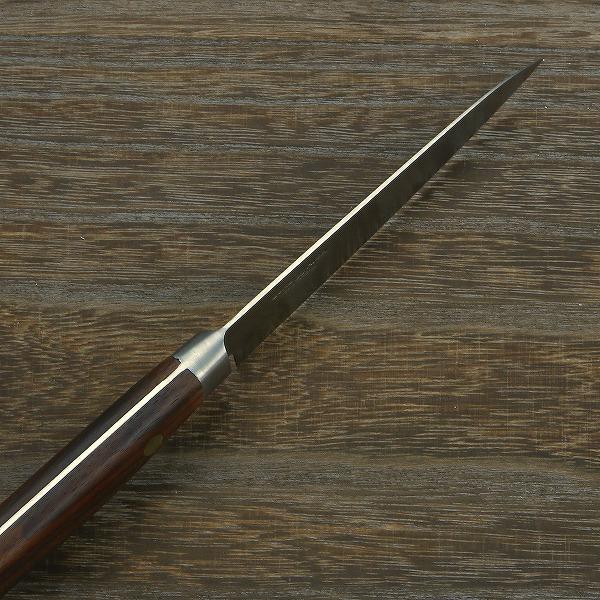 源 助久 ペティナイフ 120mm スウェーデン鋼 共口金付き ツバ