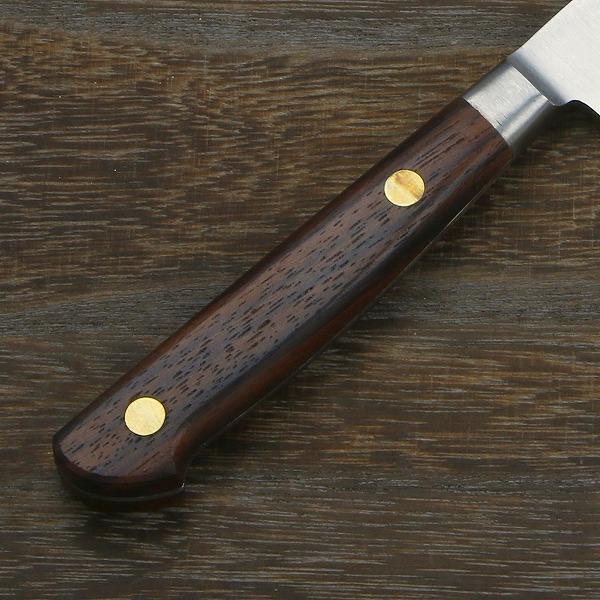 源 助久 ペティナイフ 120mm スウェーデン鋼 共口金付き ツバ付き