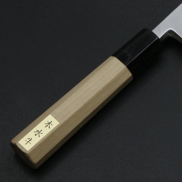 東周作 鰻裂き包丁 片刃 180mm 江戸裂き 関東型 青紙2号 付け鋼