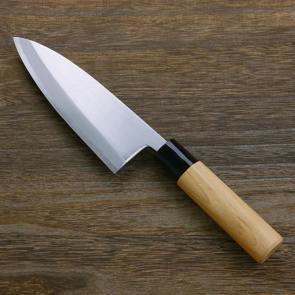 名入れ無料 お魚捌きセット 左利き用 出刃包丁 片刃 150mm 柳刃包丁