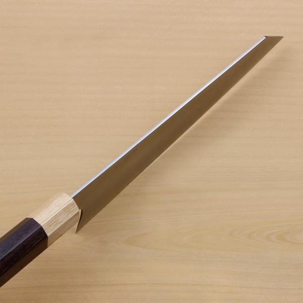 三寿ゞ作 和牛刀 両刃 210mm 切付型 V金10号 ステンレス割込み 紫檀