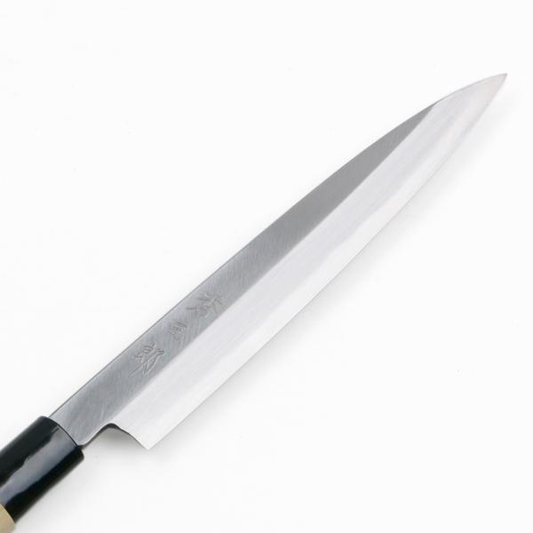 堺秀三郎 柳刃包丁 片刃 180mm 霞研ぎの画像