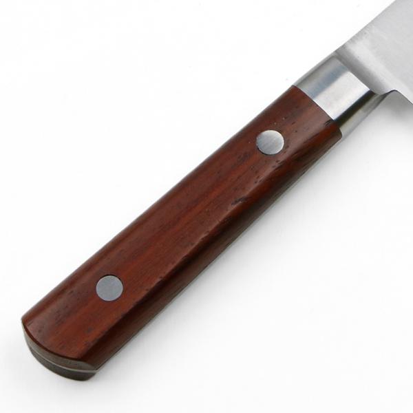 古杉 牛刀 180mm 両刃 日本鋼 共口金付き 合板柄 : ほんまもん ヤフー