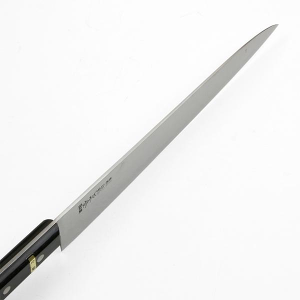 源 正金 牛刀 両刃 270mm 全鋼 黒合板柄（長期在庫品） : ほんまもん