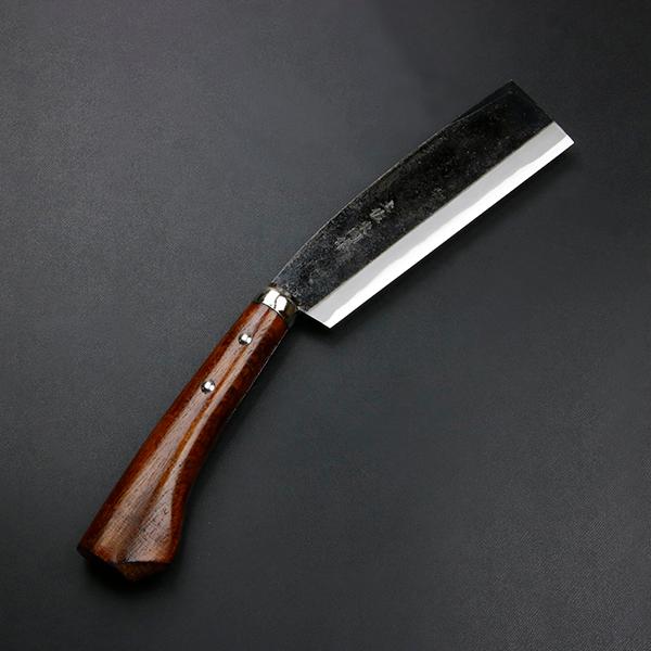 名入れ可能 東周作 最高級 黒打腰鉈 両刃180mm 白紙鋼 名入れ可能 東周作 最高級 黒打腰鉈 両刃180mm 白紙鋼