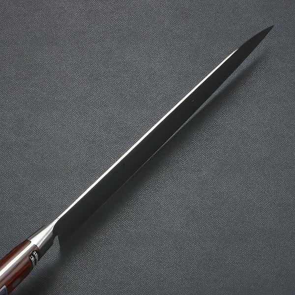 下総国光月作 牛刀 両刃 240mm 白紙1号 全鋼 溶接手仕上げ口金 下総国光月作 牛刀 両刃 240mm 白紙1号 全鋼 溶接手仕上げ口金