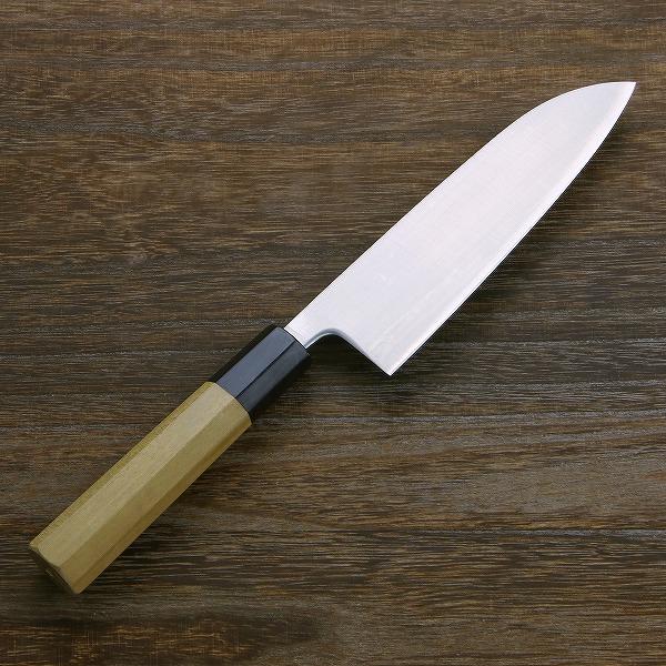 名入れ無料 三徳包丁 両刃 165mm 粉末ハイスR2 割込み 名入れ無料 三徳包丁 両刃 165mm 粉末ハイスR2 割込み