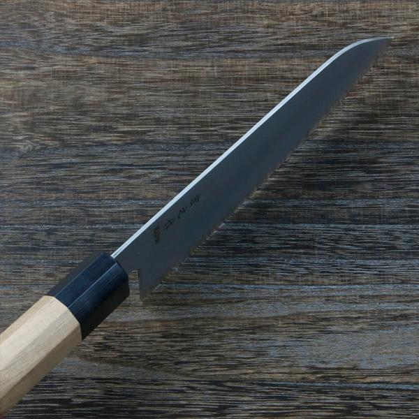 宏之作 三徳包丁 両刃 170mm 粉末ハイスHAP40鋼 割込み ステンレス