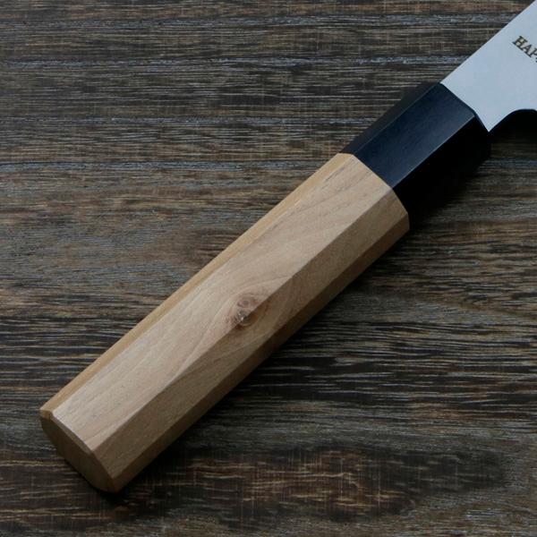 宏之作 三徳包丁 両刃 170mm 粉末ハイスHAP40鋼 割込み ステンレス