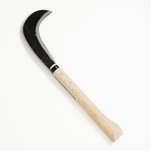 新品　ね鹿印 三日月鎌 　本格鉄　鋼　鬼　手打　安来銅　セット四本　芝刈　園芸 木鎌 両刃 180mm 厚鎌 青紙鋼 手打ち 極上品 雄鹿 山鎌 : ほんまもん