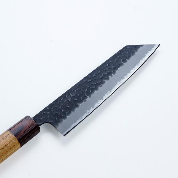 01568 包丁 マグロ包丁 先丸型 両刃 玉鋼 刃文有り 地肌有り 未使用品