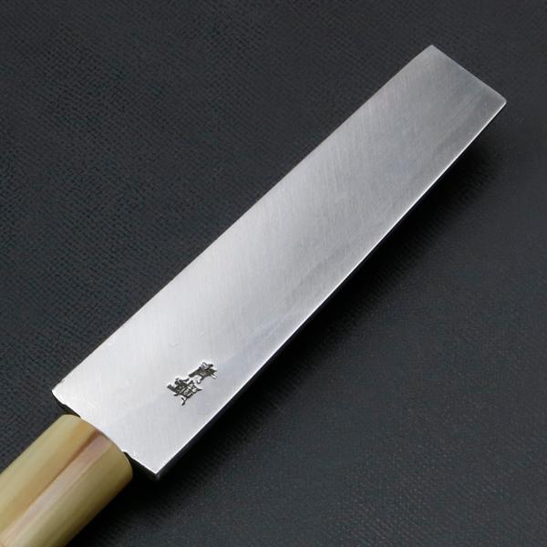 東周作 鰻裂き包丁 片刃 105mm 名古屋型 青紙2号 付け鋼 磨き