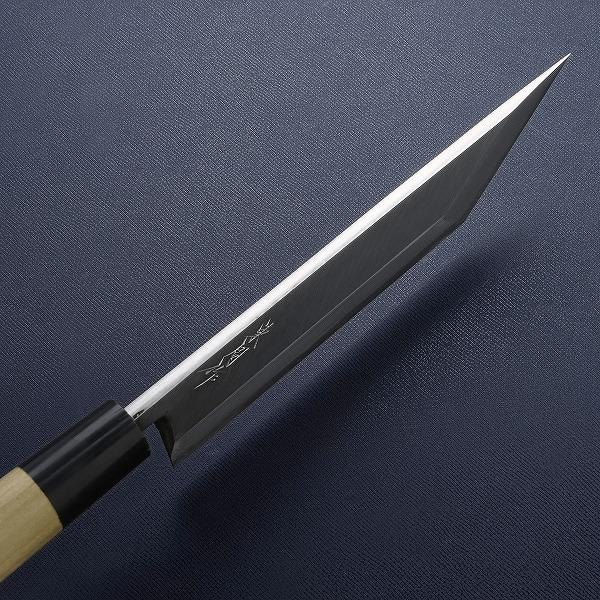 東周作 鰻裂き包丁 片刃 180mm 江戸裂き 関東型 青紙2号 付け鋼 磨き