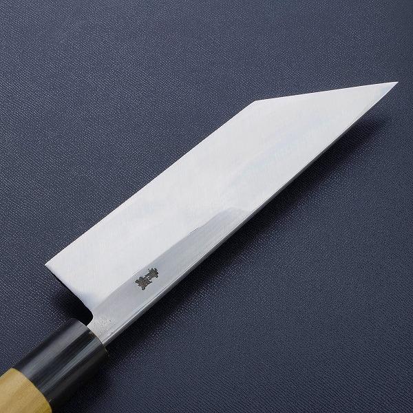 東周作 鰻裂き包丁 片刃 180mm 江戸裂き 関東型 青紙2号 付け鋼 磨き