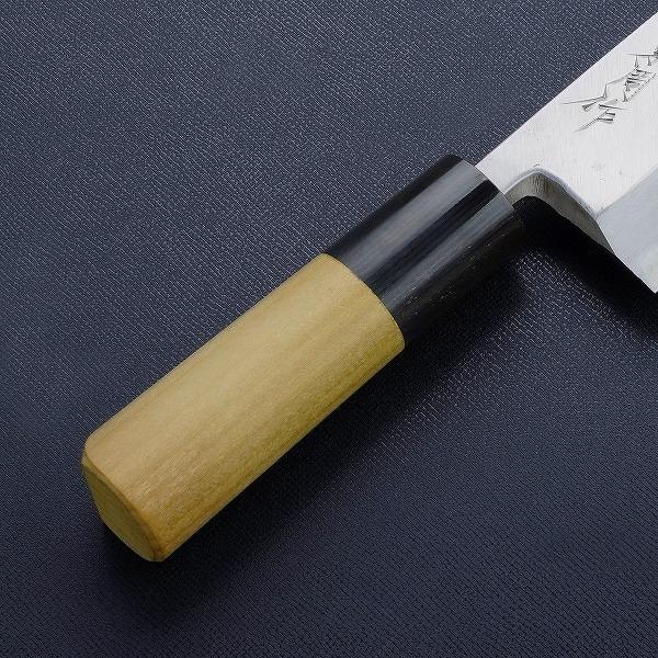 東周作 鰻裂き包丁 片刃 180mm 江戸裂き 関東型 青紙2号 付け鋼 東周作 鰻裂き包丁 片刃 180mm 江戸裂き 関東型 青紙2号 付け鋼