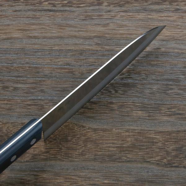 源 清兼 三徳包丁 両刃 165mm 白紙2号 DP割込み ステンレス 薄刃仕上げ