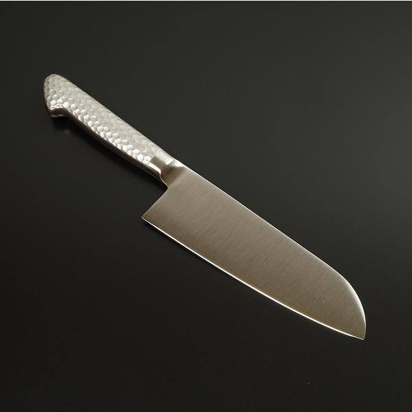 三徳包丁 両刃 175mm モリブデンバナジウム鋼 共柄 ステンレス一体型 :4580149740419:ほんまもん ヤフーショップ - 通販 ...
