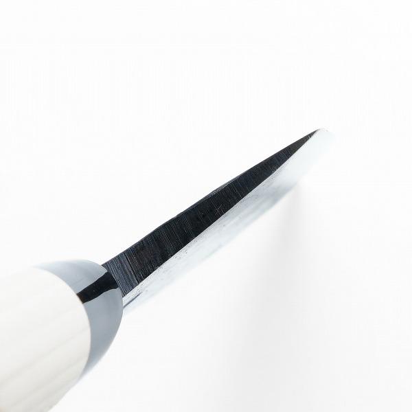 日本製 165mm 料理用出刃包丁 出刃包丁 両刃 165mm 白紙1号 割込み黒打ち仕上げ 東周作 高級品 日本