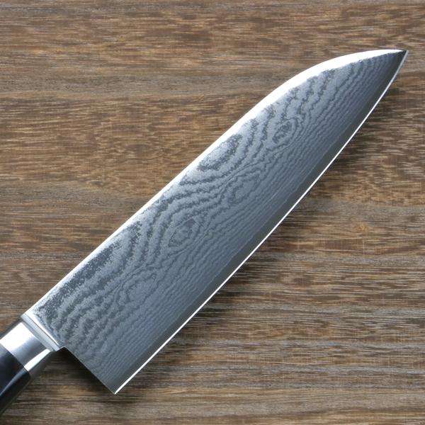 名入れ無料 三徳包丁 両刃 180mm V金10号 ステンレス ダマスカス 名入れ無料 三徳包丁 両刃 180mm V金10号 ステンレス ダマスカス