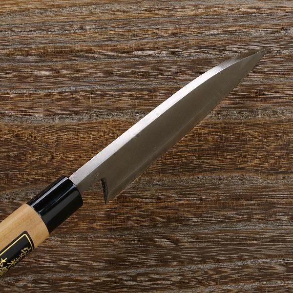 名入れ無料 出刃包丁 片刃 150mm 銀三ステンレス 桜柄 一般家庭用 日本