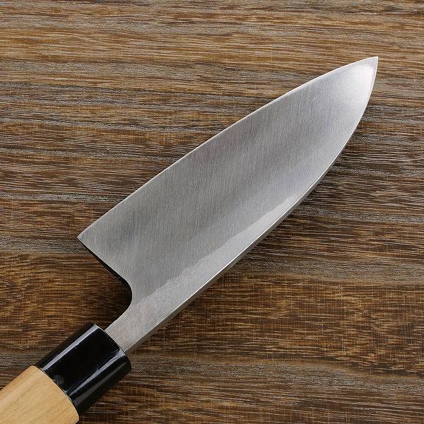 名入れ無料 出刃包丁 片刃 150mm 銀三ステンレス 桜柄 一般家庭用 日本