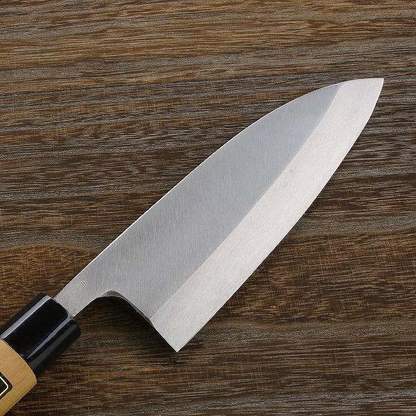 名入れ無料 出刃包丁 片刃 165mm 銀三ステンレス 桜柄 一般家庭用 日本