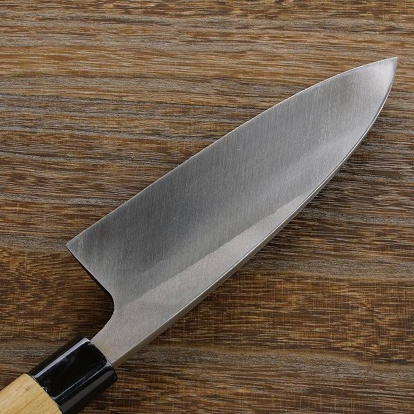名入れ無料 出刃包丁 片刃 180mm 銀三ステンレス 桜柄 一般家庭用 日本製の画像