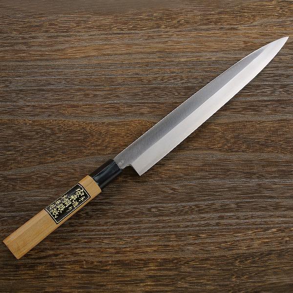 名入れ無料 柳刃包丁 刺身包丁 270mm 銀三ステンレス 家庭用
