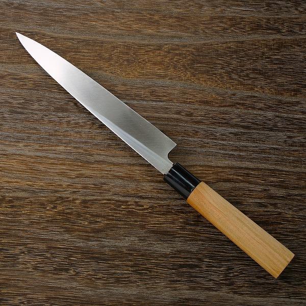 名入れ無料 柳刃包丁 210mm 刺身包丁 銀三ステンレス 左利き用 名入れ無料 柳刃包丁 210mm 刺身包丁 銀三ステンレス 左利き用