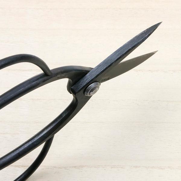 高級　植木屋鋏 庭師鋏210mm 青紙 207：喜八作 止メ付葉刈りNO.108 210mm 青紙スーパー鋼 1尺樫柄（300mm